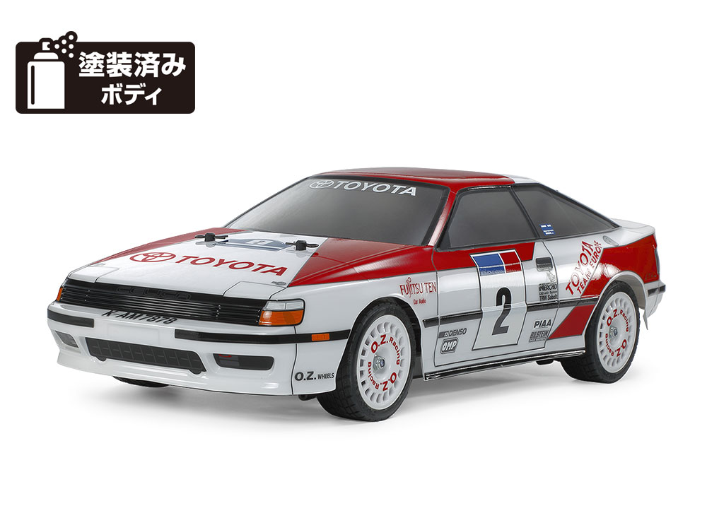 電動RCカーシリーズ 1/10RC トヨタ セリカ GT-FOUR (ST165) (TT-02シャーシ) 【58718】 (ホビーラジコン キット)画像