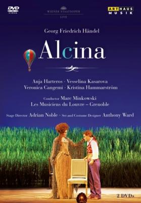 【輸入盤】『アルチーナ』全曲　ノーブル演出、ミンコフスキ＆ルーヴル宮音楽隊、ハルテロス、カサロヴァ、他（2010　ステレオ）（2DVD）（画像