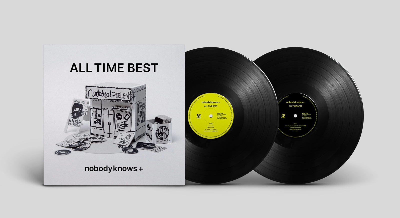 楽天ブックス: ALL TIME BEST 【アナログ盤】 - nobodyknows+