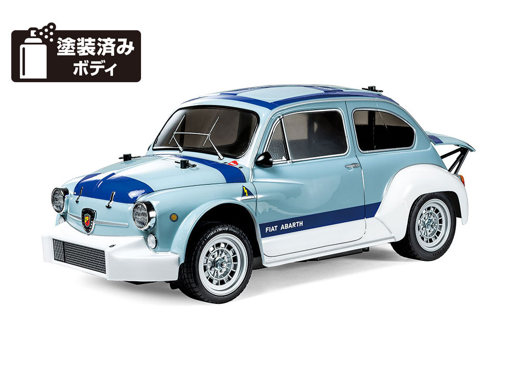 電動RCカーシリーズ 1/10RC フィアット アバルト 1000TCR ベルリーナ コルサ (MB-01シャーシ) 【58721】 (ホビーラジコン キット)画像