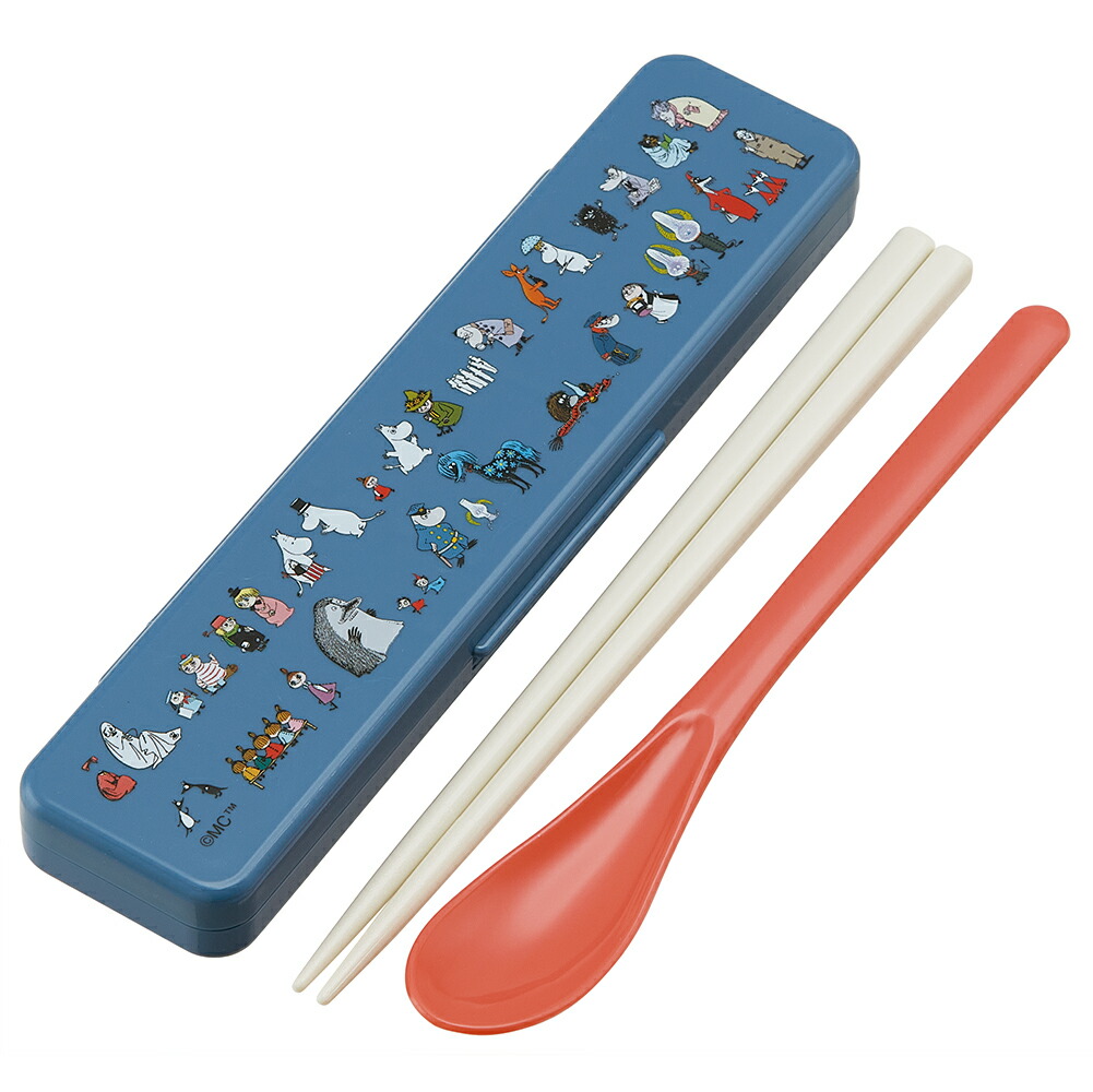 ムーミン 80年代風　お箸 スプーン お弁当 カトラリーコンビセット画像