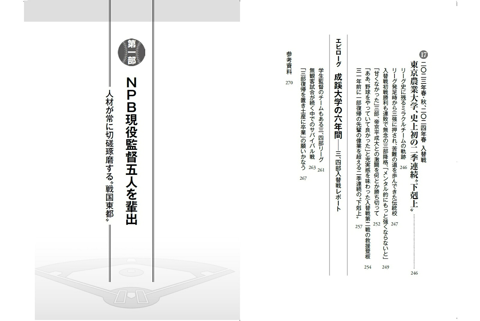 死闘！激突！東都大学野球[久保田龍雄]