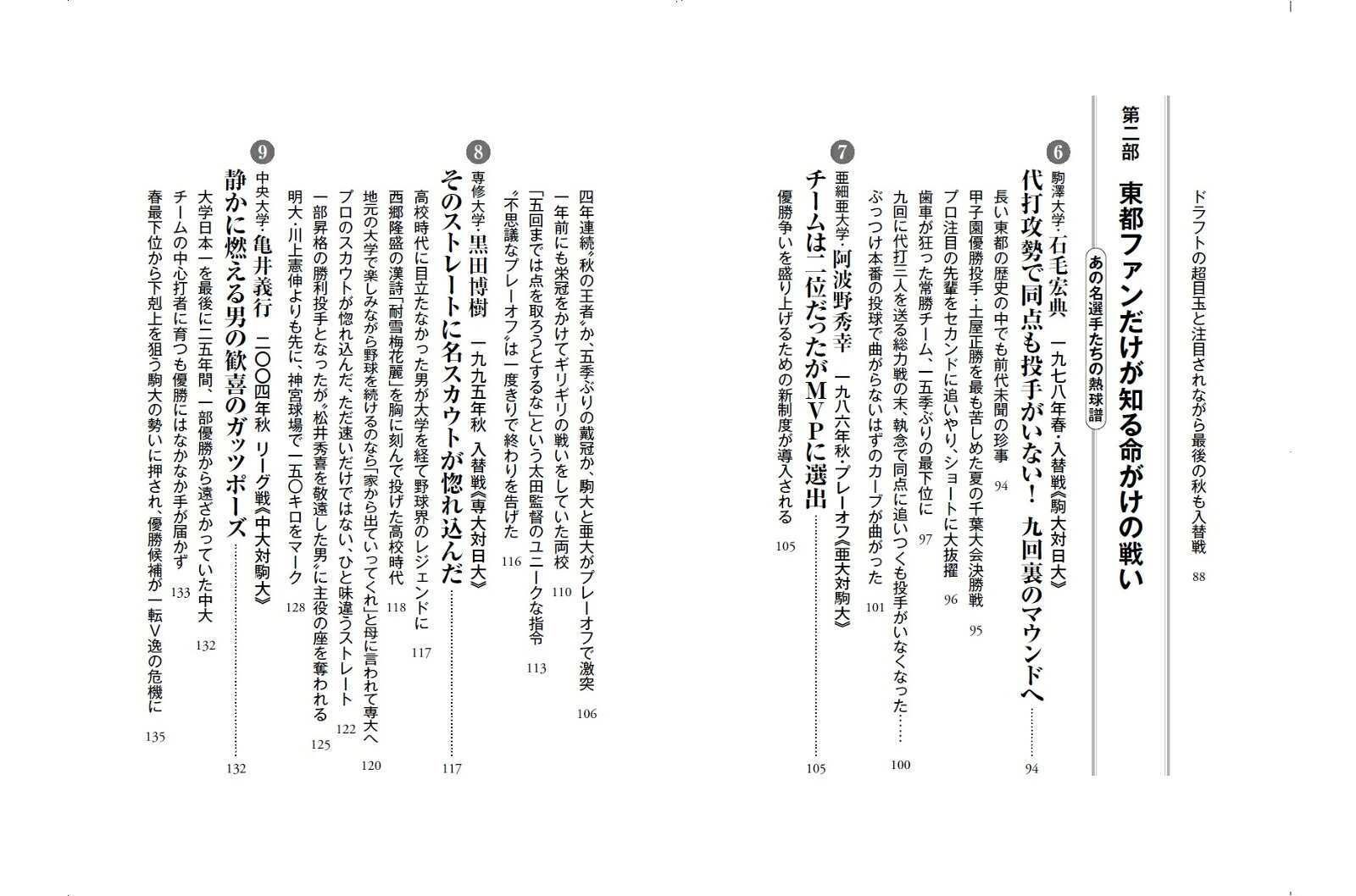 死闘！激突！東都大学野球[久保田龍雄]