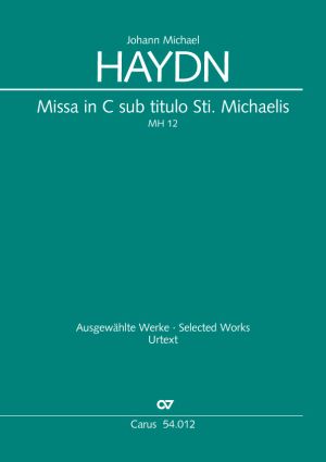 楽天ブックス: 【輸入楽譜】ハイドン, Michael: 聖ミヒャエルのミサ ハ