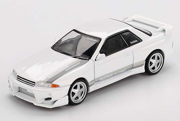 MINI-GT 1/64 Nissan スカイライン GT-R R32 Veilside コンバット C-I ホワイト(右ハンドル) 【MGT01066-BL】 (ミニカー)画像