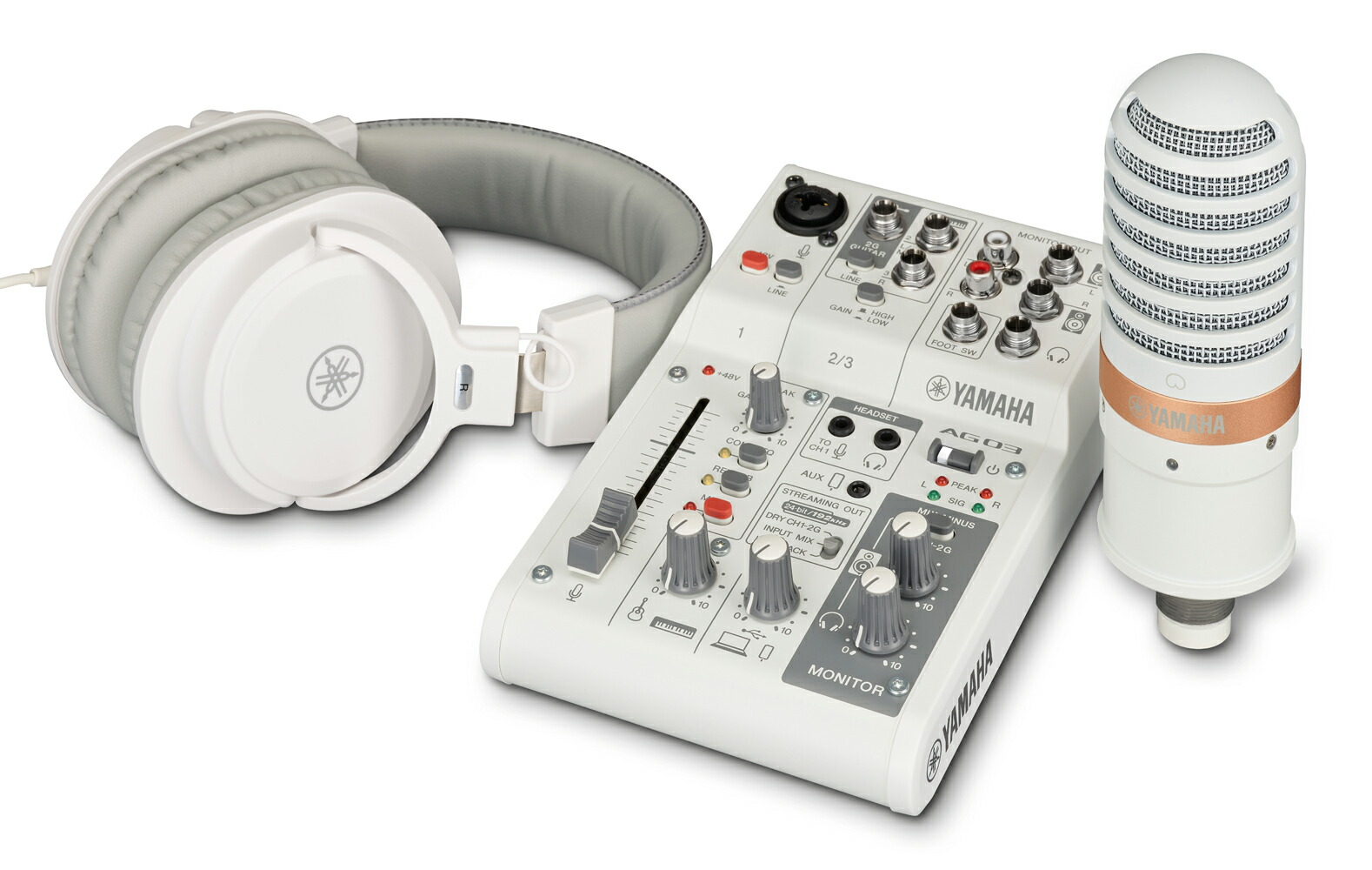 ブックス: AG03MK2 ホワイト ライブストリーミングパック - ヤマハ - 4957812677271 : PCソフト・周辺機器