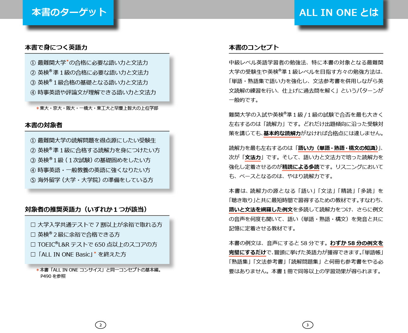 ALLINONEコンサイス英語上級者になるための390例文[高山英士]