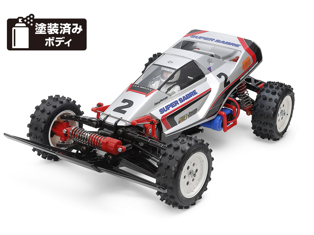 電動RCカーシリーズ 1/10RC スーパーセイバー (2023) 【58728】 (ホビーラジコン キット)画像