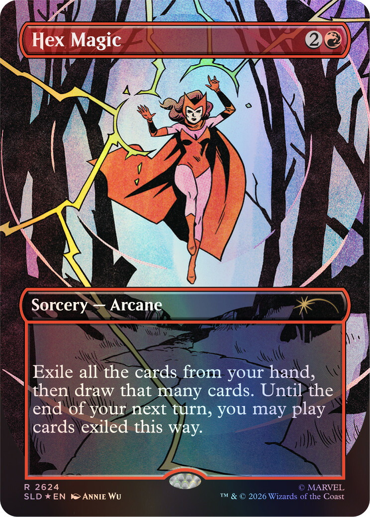 マジック：ザ・ギャザリングSecretLairChaosVault:HetMomentisDaarSecretLairxMarvel:SpinnerRackSpecialsFoil【クレジットカード決済限定】