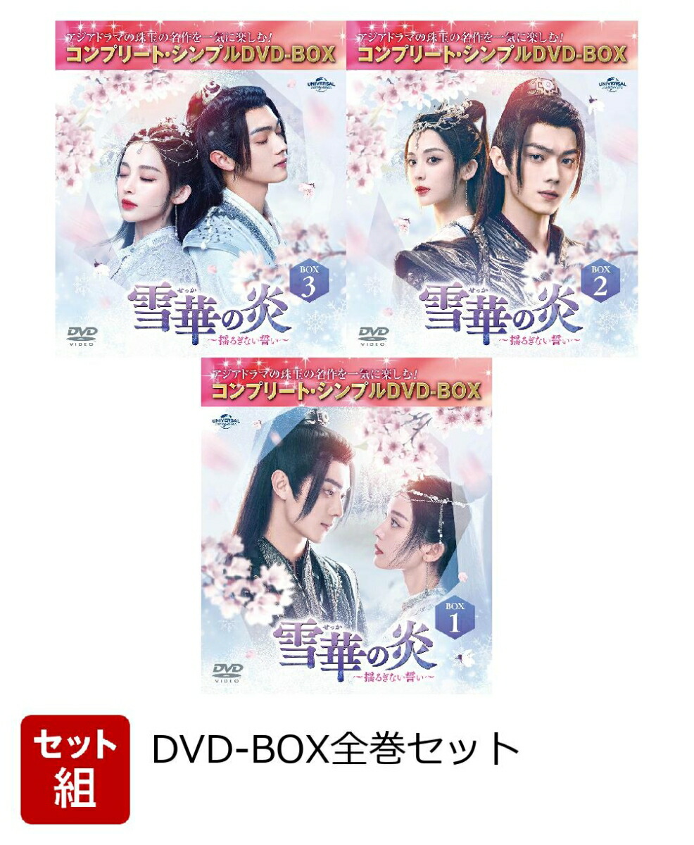 【セット組】雪華の炎〜揺るぎない誓い〜 BOX全巻セット ＜コンプリート・シンプルDVD-BOXシリーズ＞【期間限定生産】画像