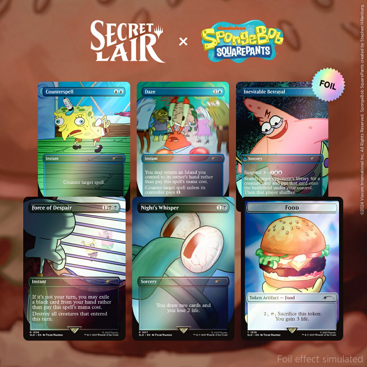 ޥå㥶SecretLairOurBossIsOnVacationSecretLairxSpongeBobSquarePants:InternetSensationFoilEditionڥ쥸åȥɷѸ