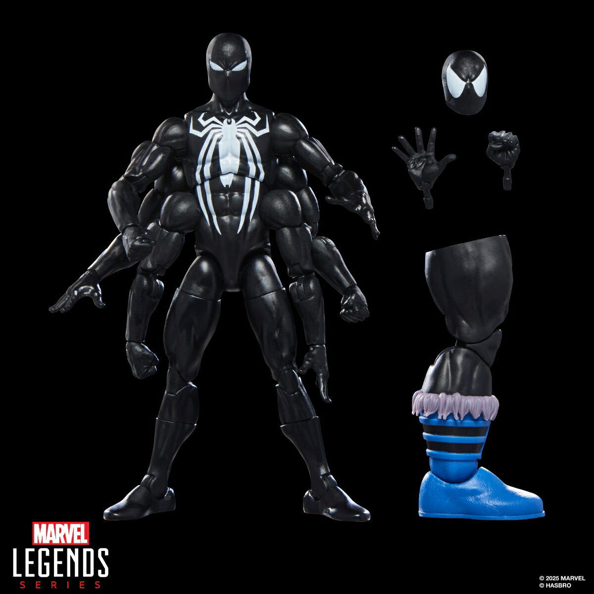 ハズブロ（Hasbro）MARVEL マーベルレジェンド・シリーズ ダークアベンジャーズ スパイダーマン アベンジャーズコミックス 6インチサイズのコレクター向けアクションフィギュア G0824 正規品画像