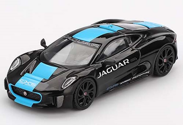 MINI-GT 1/64 ジャガー C-X75 ブラック(左ハンドル) 【MGT01070-BL】 (ミニカー)画像