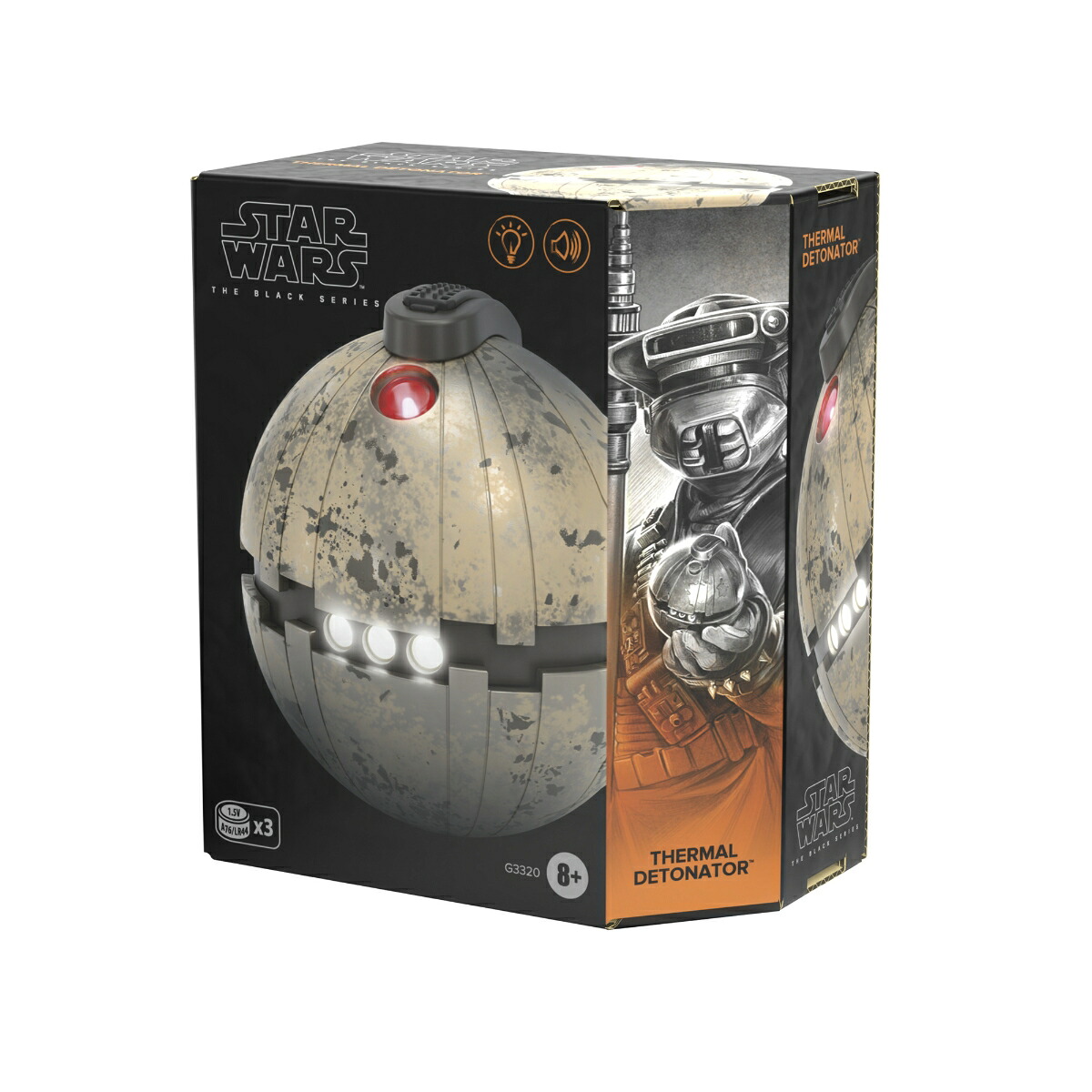ハズブロ（Hasbro）STARWARSスター・ウォーズブラックシリーズプレミアム版なりきり電動サーマル・デトネーター高性能LEDサウンドエフェクト搭載、対象年齢14歳以上G3320正規品