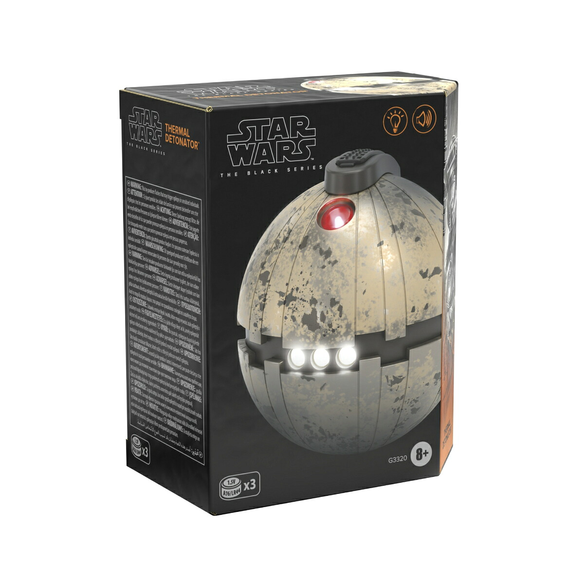 ハズブロ（Hasbro）STARWARSスター・ウォーズブラックシリーズプレミアム版なりきり電動サーマル・デトネーター高性能LEDサウンドエフェクト搭載、対象年齢14歳以上G3320正規品