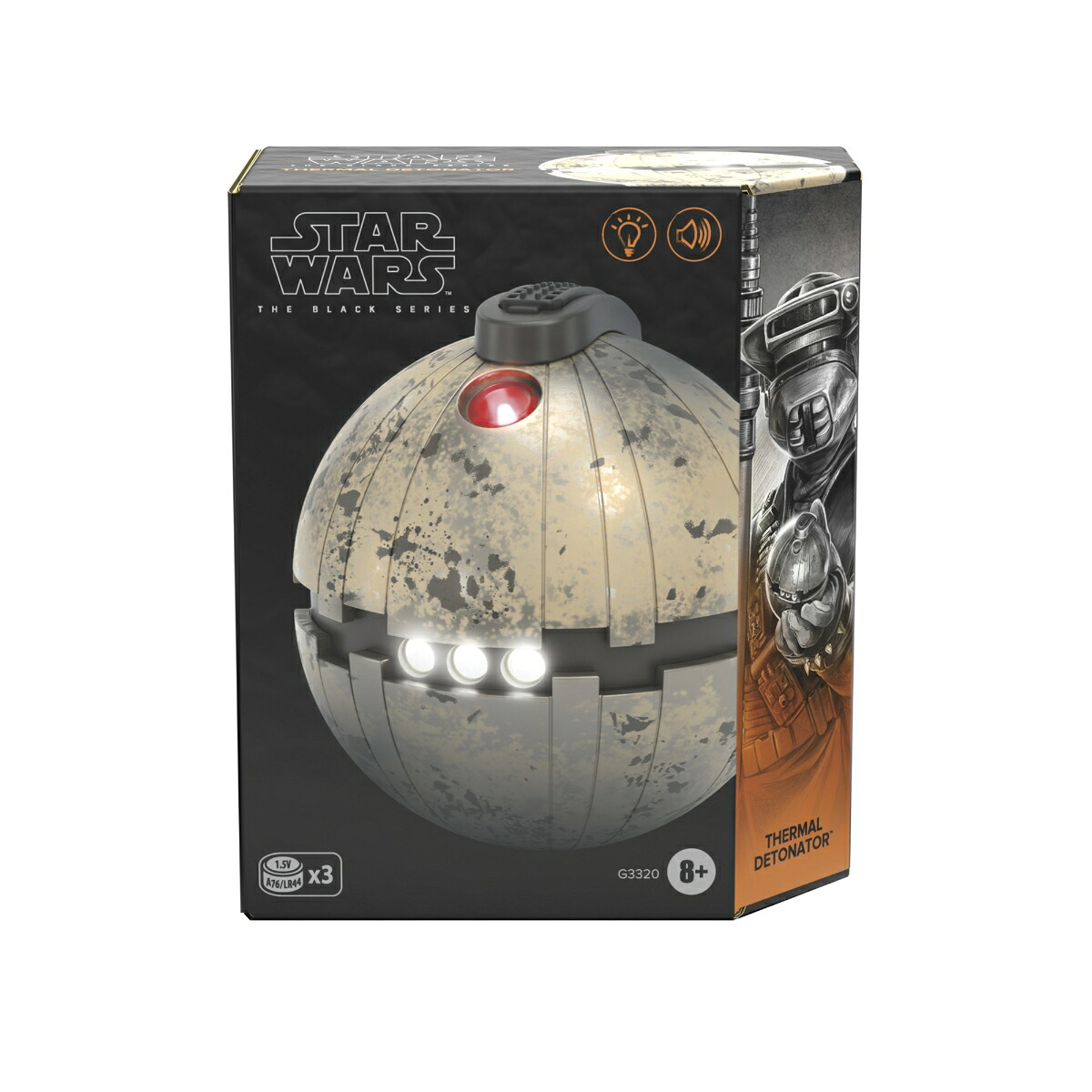 ハズブロ（Hasbro）STARWARSスター・ウォーズブラックシリーズプレミアム版なりきり電動サーマル・デトネーター高性能LEDサウンドエフェクト搭載、対象年齢14歳以上G3320正規品