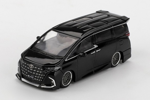 MINI-GT 1/64 Toyota アルファード 40 KUHL ブラック(左ハンドル) 【MGT01179-BL】 (ミニカー)画像