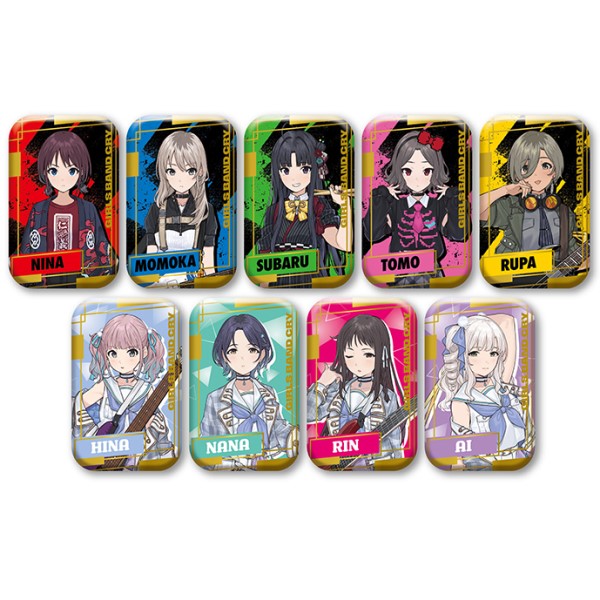 グッズ-バッチ】ガールズバンドクライ キャラバッジコレクション