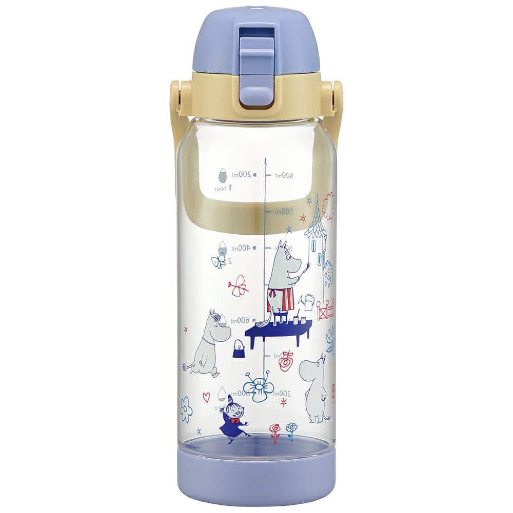 MOOMIN ムーミン　クリアマーカーボトル 水筒 1000ml ドリンクマーカーボトル1L PDMK10画像