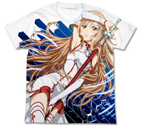 ソードアート・オンライン アスナフルグラフィックTシャツ/WHITE-XL画像