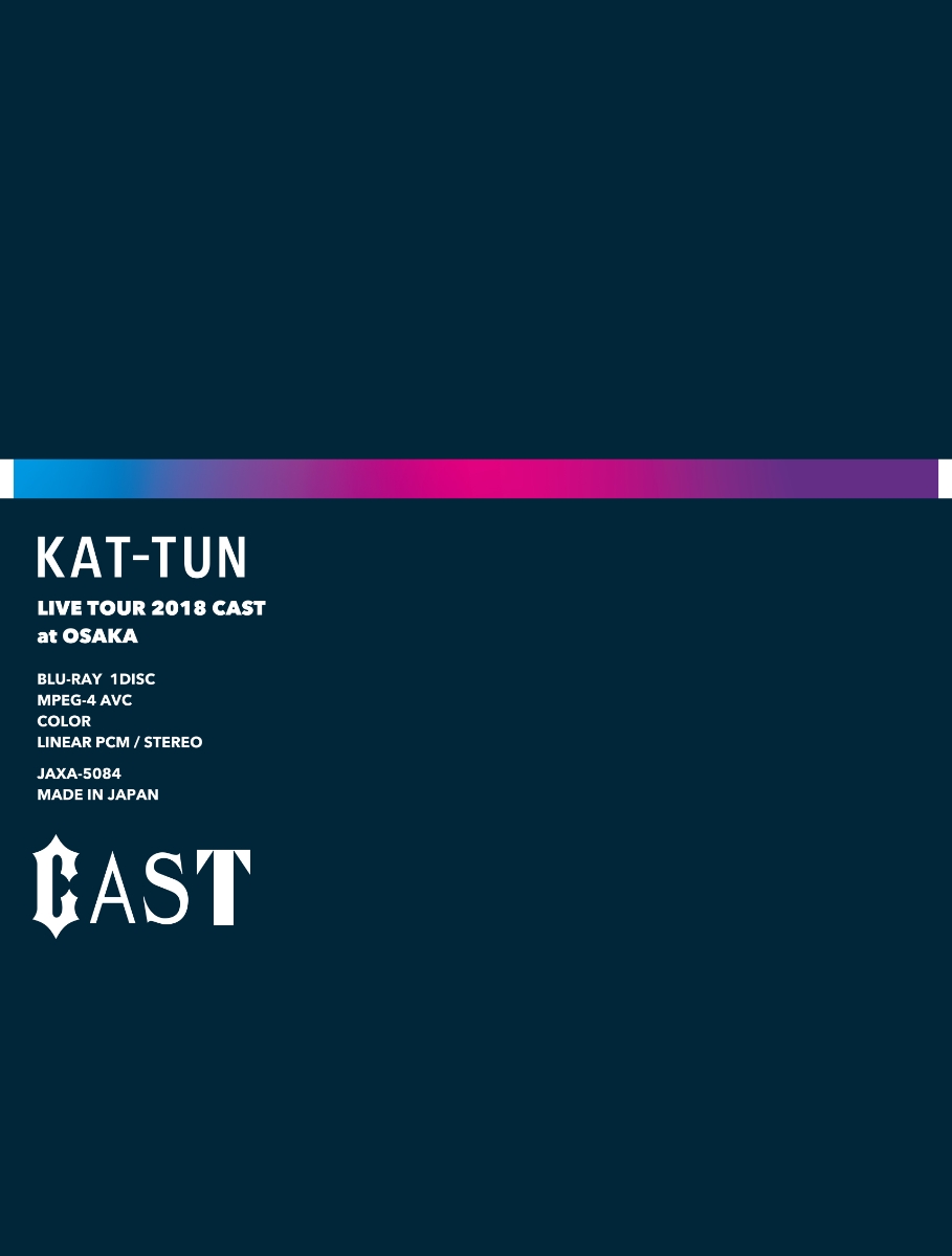 楽天ブックス: KAT-TUN LIVE TOUR 2018 CAST(Blu-ray 完全生産限定盤 