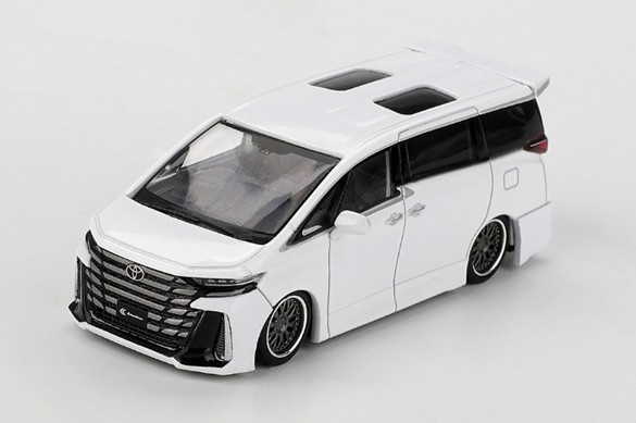 MINI-GT 1/64 Toyota ヴェルファイア 40 KUHL ホワイト(左ハンドル) 【MGT01180-L】 (ミニカー)画像