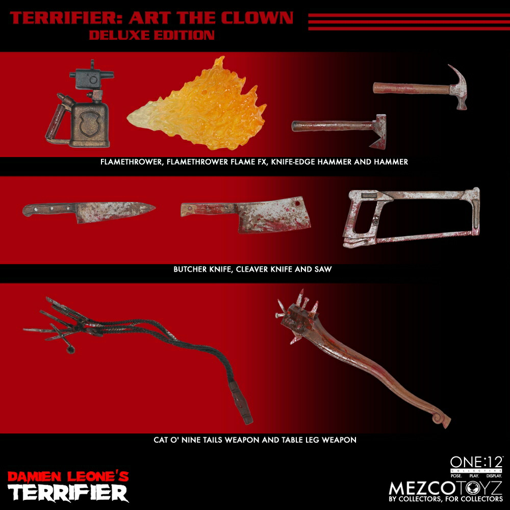 ブックス: ワン12コレクティブ 『Terrifier テリファー』 アート・ザ・クラウン 1/12 アクションフィギュア DXエディション - 玩具 - 4580714147506 : ゲーム