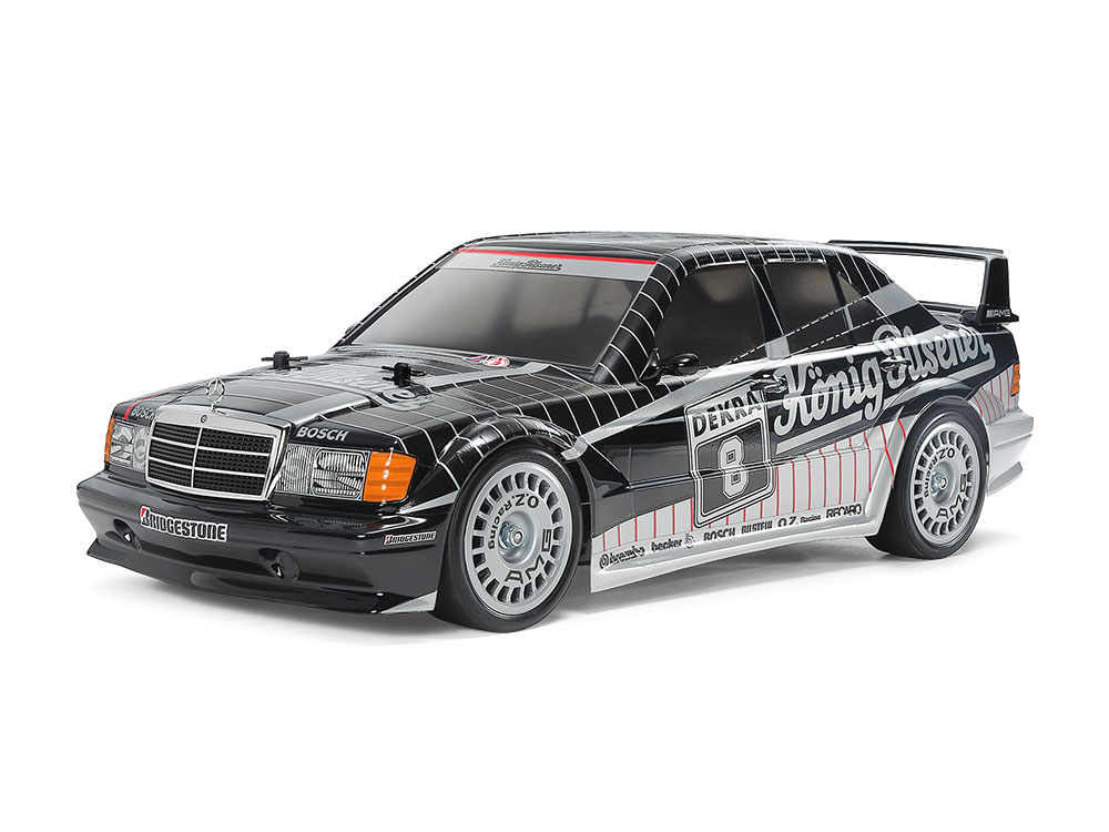 電動RCカーシリーズ 1/10電動RCカー メルセデス・ベンツ 190 E 2.5-16 EVO 2 1991 （TT-02シャーシ） 【58752】 (ホビーラジコン 組立キット)画像