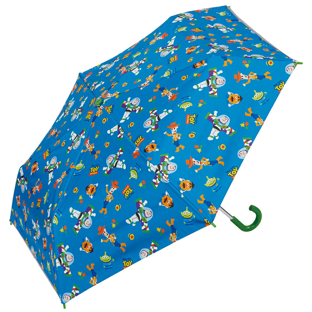 トイストーリー　こども用 折りたたみ傘 45cm 晴雨兼用 UVカット99%画像