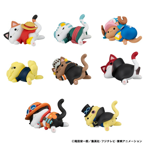 MEGA CAT PROJECT 『ワンピース』 ニャンピースニャーン！ペタリ！ (BOX) (彩色済みフィギュア)