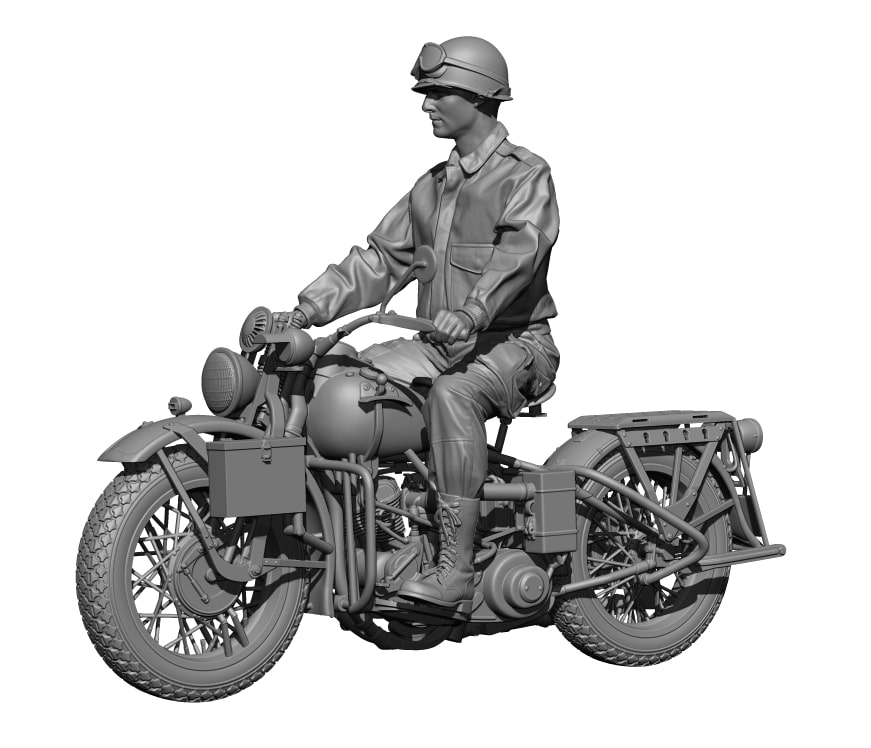 ブックス: 1/24 WWII アメリカ空挺師団「アメリカンライダー」(バイク付) 【HS24109】 (プラモデル) - 玩具 - 4582783077562 : ゲーム