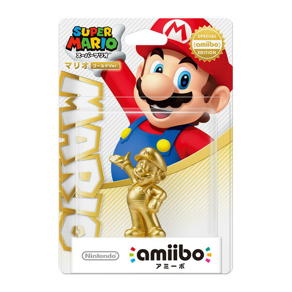 楽天ブックス Amiibo マリオ ゴールドver スーパーマリオシリーズ Wii U ゲーム