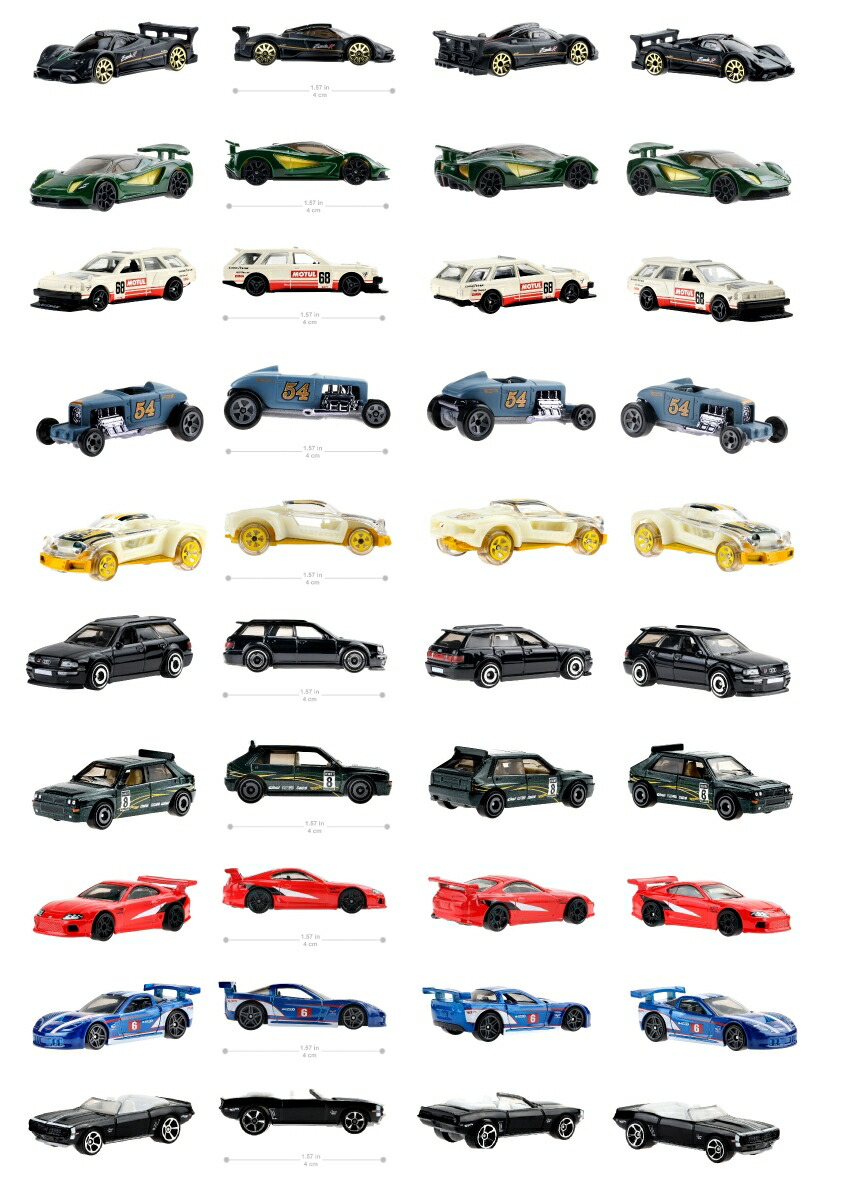 �ۥåȥ��������HotWheels�˥١����å�����N�������ȡڥߥ˥���36������BOX����ۡ�3��~��98HN-C4982