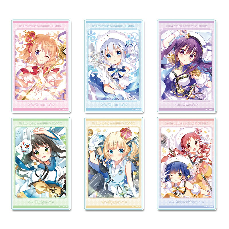 ご注文はうさぎですか? BLOOM トレーディングアクリルカード画像