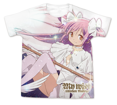 魔法少女まどか☆マギカ アルティメットまどかフルグラフィックTシャツ/WHITE-XL画像