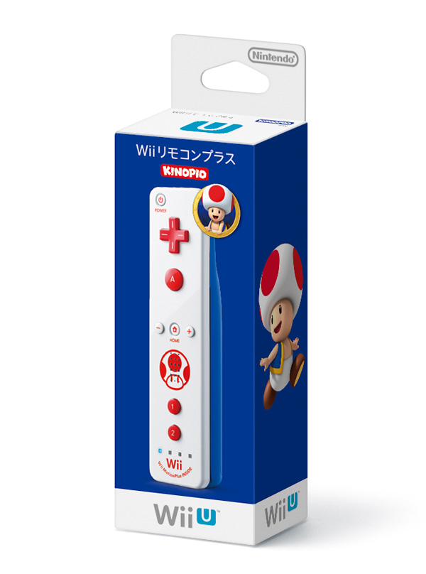 Wii U - 【未使用品】Wiiリモコンプラス キノピオ Wii U スーパー