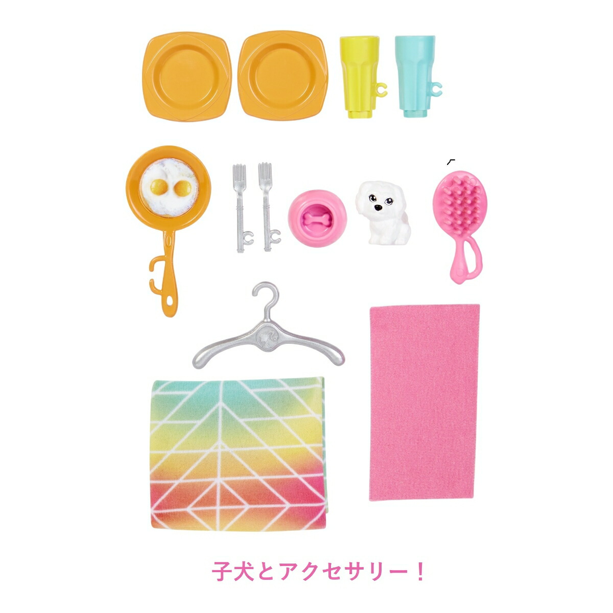 バービー(Barbie)はじめてセットかわいいピンクの2かいだてのおうち／映画「バービー」に登場！？【着せ替え人形】【ドール付き】【3才~】HCD48