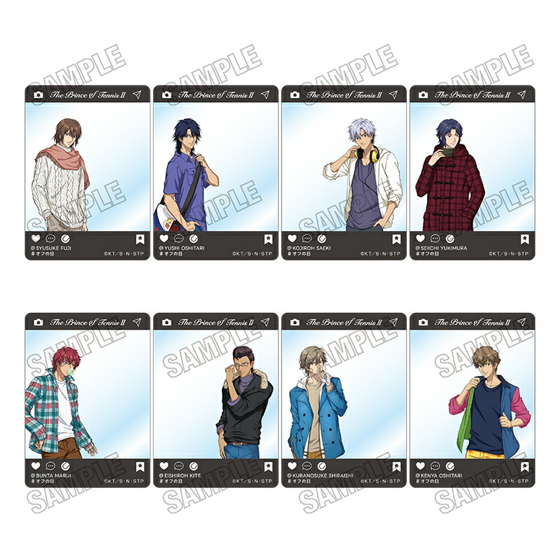 アニメ『新テニスの王子様』 描き下ろしクリアカードコレクション【オフの日ver．】画像