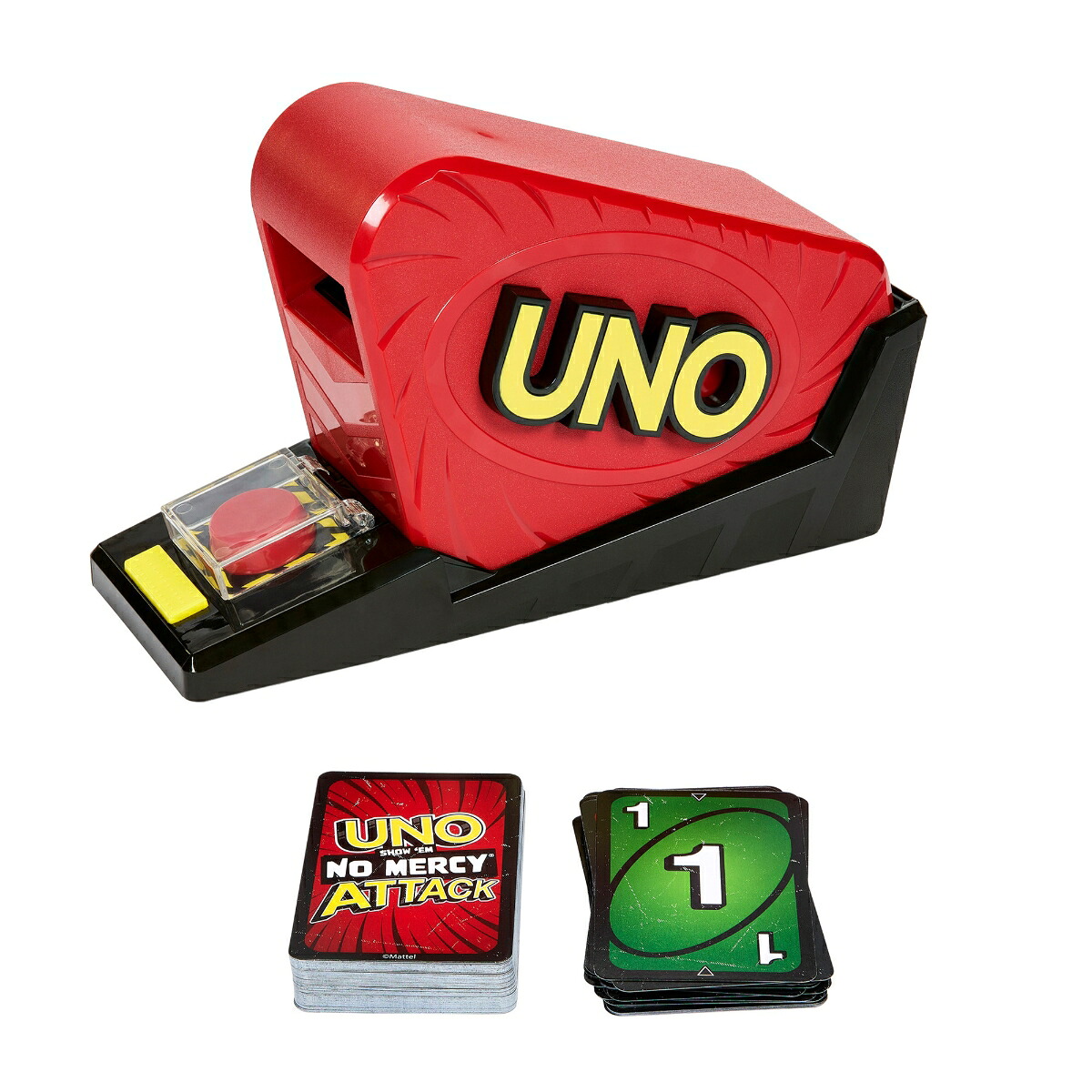 マテルゲーム(MattelGame)ウノ(UNO)ハンパねぇ！エクストリームカードランチャー付カードゲームパーティーグッズ2~6人用7歳からレッドJNK70