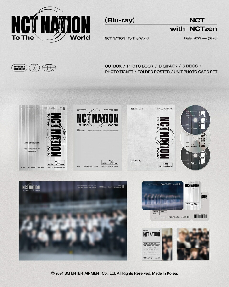 ブックス: 【ブックス限定先着特典】2023 NCT CONCERT - NCT NATION：To The World in INCHEON【Blu-ray】(2Lサイズ キャラファインマット) - NCT NATION - 2100013937732 : DVD