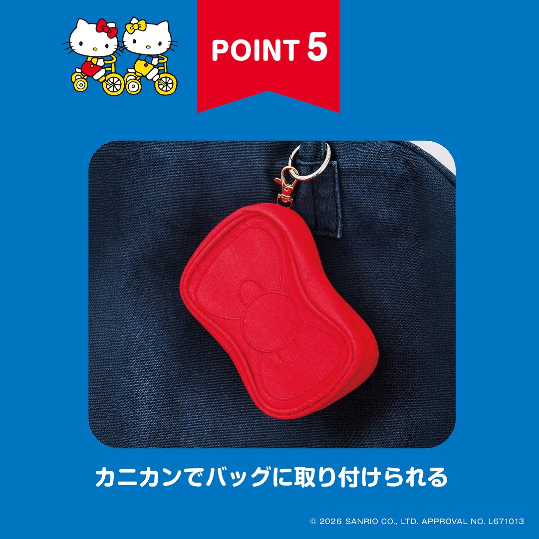 HELLOKITTYレトロエコバッグ＆リボンポーチBOOK