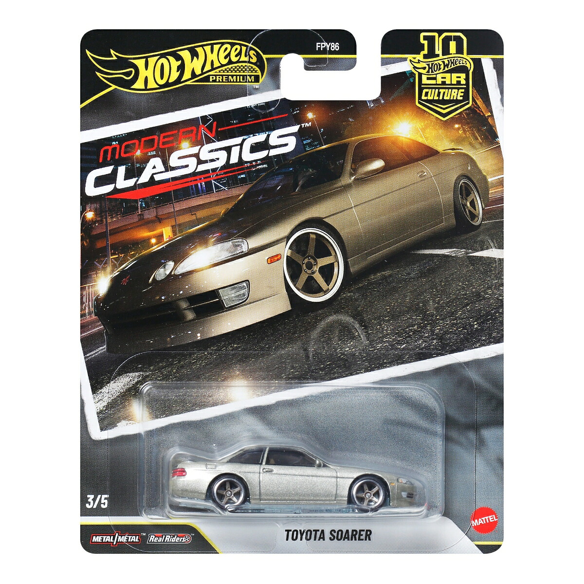 ホットウィール(HotWheels)カーカルチャーモダン・クラシックストヨタソアラ乗り物おもちゃミニカー3歳からゴールドJKF15
