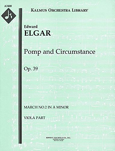 楽天ブックス 輸入楽譜 エルガー Edward 行進曲 威風堂々 Op 39 第2番 イ短調 ビオラ エルガー Edward 本