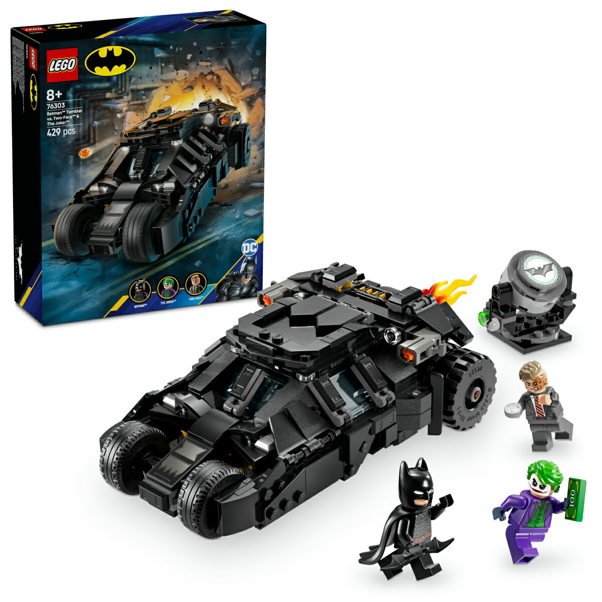 レゴ(LEGO) スーパー・ヒーローズ バットマン タンブラー vs. トゥーフェイス＆ジョーカー 76303 [ おもちゃ 玩具 誕生日 プレゼント ブロック 男の子 女の子 子供 8歳 9歳 10歳 小学生 フィギュア グッズ ]画像