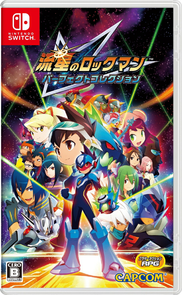 【特典】流星のロックマン パーフェクトコレクション　Switch版(【早期購入封入特典】ダウンロードコード)画像