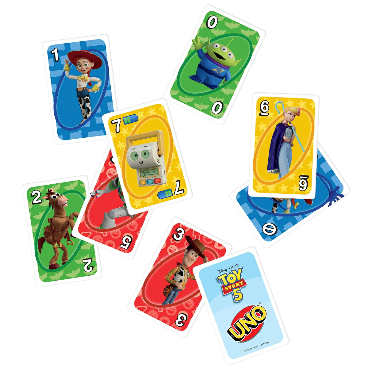 マテルゲーム(MattelGame)ウノ(UNO)トイ・ストーリー5カードゲーム2~10人用パーティーゲーム7歳からブルーJLN03