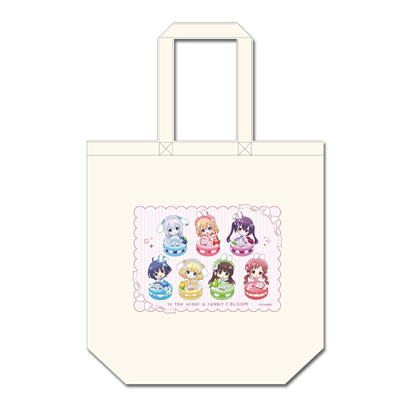 ご注文はうさぎですか? BLOOM ぷちちょこキャンバストートバッグ マカロンver．画像