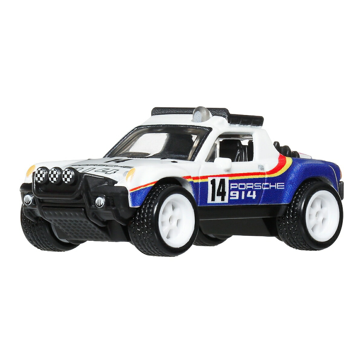 ホットウィール(HotWheels)カーカルチャースリルクライマーズポルシェ914サファリ乗り物おもちゃミニカー3歳からホワイトJKF22