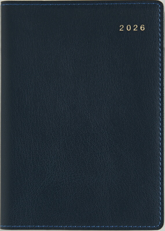 2026年　手帳　4月始まり　No.781　リシェル(R) 1　　[ミッドナイトブルー]高橋書店　A6判　　ウィークリー画像