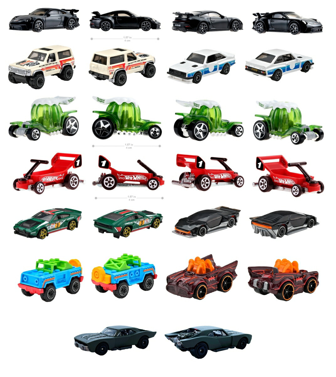 �ۥåȥ��������HotWheels�˥١����å�����A�������ȡڥߥ˥���36������BOX����ۡ�3��~��98KA-C4982